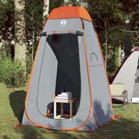VidaXL Privacytent pop-up waterdich grijs en oranje VidaXL Privacytent pop-up waterdich grijs en oranje