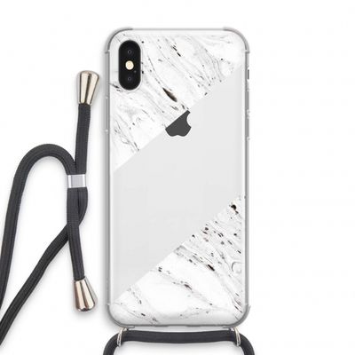 Biggest stripe: iPhone XS Transparant Hoesje met koord