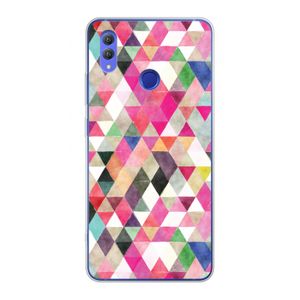 Gekleurde driehoekjes: Honor Note 10 Transparant Hoesje
