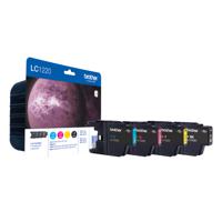 Brother Inktcartridge LC-1220 Origineel Combipack Zwart, Cyaan, Magenta, Geel LC1220VALBPDR