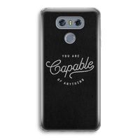 Capable: LG G6 Transparant Hoesje