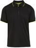 Ragetta RG264 Navigate Short Sleeve Polo - Black/Lime - 3XL