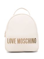 Love Moschino logo-lettering backpack - Tons neutres - thumbnail