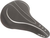 Edge Fietszadel veneto incl. oppakbeugel en achterlicht - zwart