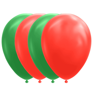 Ballonnen Set Rood/Groen (10st)