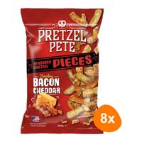 Pretzel Pete - Smokey Bacon Chedder Pretzel Pieces - 8x 160g