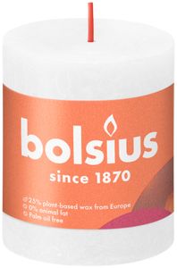 Bolsius Rustiko Shine kaars Cylinder Wit 1 stuk(s)