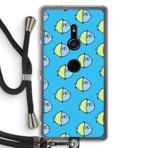 Visjes: Sony Xperia XZ2 Transparant Hoesje met koord