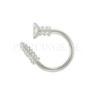Circulair barbell 1.6 mm schroef 14 mm