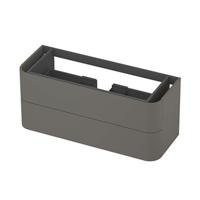 INK - Afgeronde Onderkast Gelakt 2 Laden Softclose Tbv Grepen - 1200x450x520 Mm - Mat Beton Groen