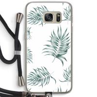 Simple leaves: Samsung Galaxy S7 Transparant Hoesje met koord