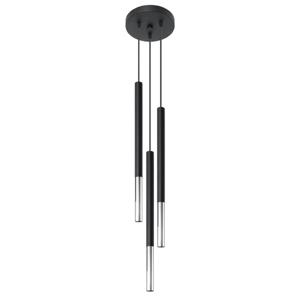 Hanglamp MOZAICA 3P zwart/chroom