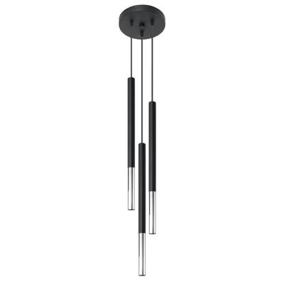 Hanglamp MOZAICA 3P zwart/chroom