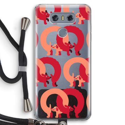 Dogs: LG G6 Transparant Hoesje met koord