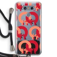 Dogs: LG G6 Transparant Hoesje met koord