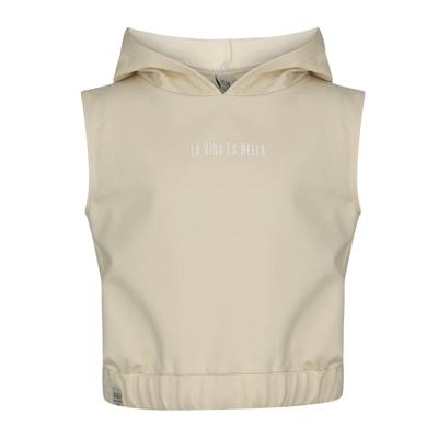 KIEstone Zomer hoodie meisjes - zand - Marleen