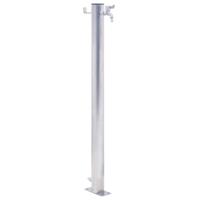 VidaXL Waterzuil rond 80 cm roestvrij staal