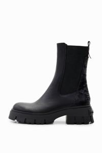 Chelsea tracklaars met stretchstof - BLACK - 41