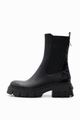 Chelsea tracklaars met stretchstof - BLACK - 39