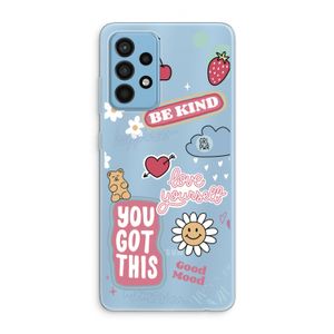 Positivity: Samsung Galaxy A52 Transparant Hoesje