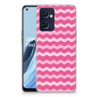 OPPO Reno 7 5G | Find X5 Lite TPU bumper Waves Pink - thumbnail