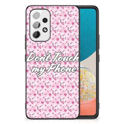 Samsung Galaxy A53 | Telefoon Hoesje | Flowers Pink DTMP