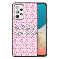 Samsung Galaxy A53 | Telefoon Hoesje | Flowers Pink DTMP