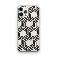 Geometrisch patroon: iPhone 12 Pro Transparant Hoesje