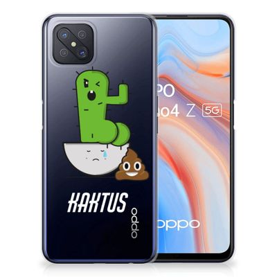 OPPO Reno4 Z | A92s Telefoonhoesje met Naam Cactus Poo OPPO Reno4 Z | A92s Telefoonhoesje met Naam Cactus Poo
