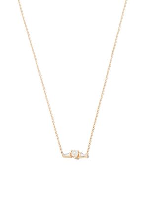 Zoë Chicco collier en or 14ct serti de perles et diamants