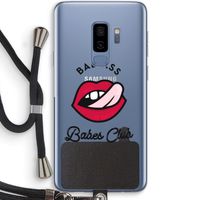 Badass Babes Club: Samsung Galaxy S9 Plus Transparant Hoesje met koord