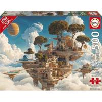 Puzzel - EDUCA - Kingdom of the Clouds - 500 stukjes - Fantasy Thema - 48 x 68 cm