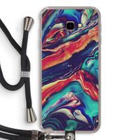 Chameleon Sun: Samsung Galaxy J4 Plus Transparant Hoesje met koord