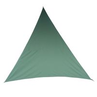 Premium kwaliteit schaduwdoek/zonnescherm Shae driehoek groen 4 x 4 x 4 meter