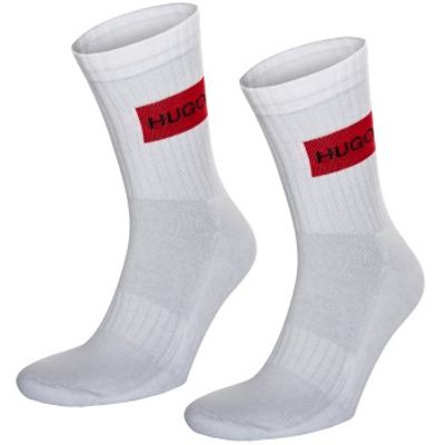 HUGO 2 stuks Label Rib Socks