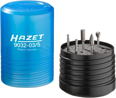 HAZET Hardmetalen freespenset · 3 mm 9032-03/5 · 5-delig