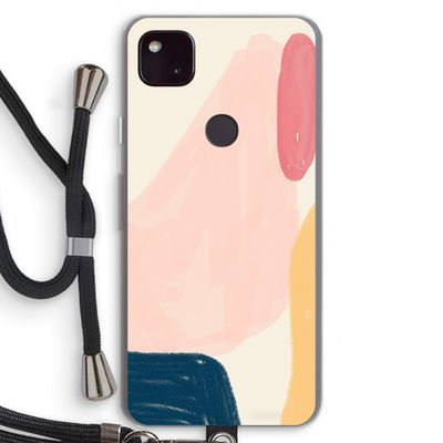 Saturday Flow: Pixel 4a 5G Transparant Hoesje met koord