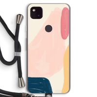 Saturday Flow: Pixel 4a 5G Transparant Hoesje met koord
