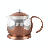 La Cafetière - Theepot met Zeef, 1 L, Glas, Koper - La Cafetière Izmir