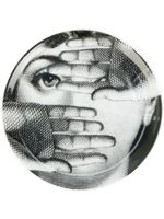 Fornasetti assiette imprimée - Noir - thumbnail