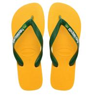 Havaianas - Brasil Logo pop yellow Rubber Unisex