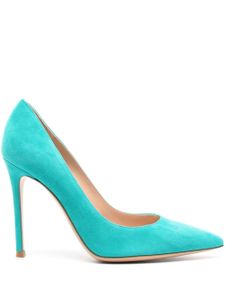 Gianvito Rossi escarpins Gianvito 105 mm en daim - Bleu