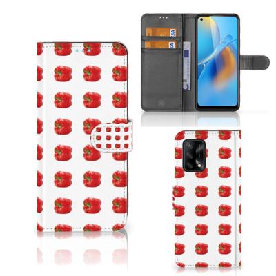 OPPO A74 4G | Book Cover | Paprika Red
