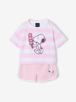 Gestreepte set voor meisjes SNOOPY roze, gestreept