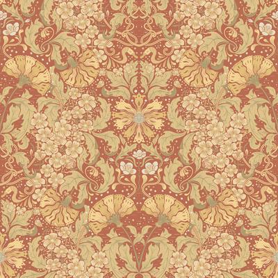 Dutch Wallcoverings Hjärterum - Öjvind - Rood