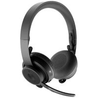 Logitech Zone Wireless On Ear headset Computer Radiografisch, Bluetooth Stereo Zwart Ruisonderdrukking (microfoon), Noise Cancelling Indicator voor Logitech Zone Wireless On Ear headset Computer Radiografisch, Bluetooth Stereo Zwart Ruisonderdrukking (microfoon), Noise Cancelling Indicator voor