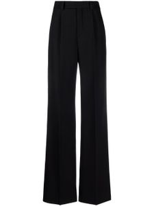 Saint Laurent pantalon ample à taille haute - Noir