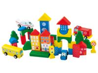 Playtive Houten bouwstenen (Stad)