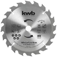kwb 584359 Cirkelzaagblad 160 x 16 mm 1 stuk(s)