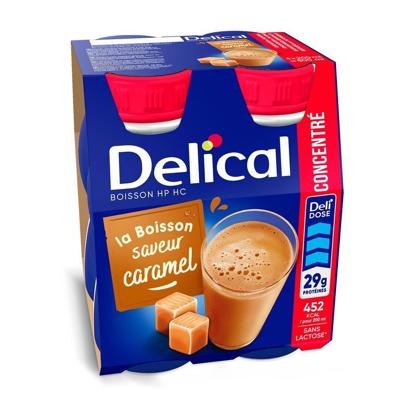 Delical Hp Hc Drank Geconc. Karamel 4x200ml
